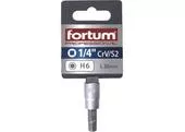 Fortum 4701606 Zástrčná hlavica HEX, HX 6, 1/4”