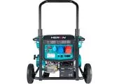 HERON 8896147 Elektrocentrála rámová benzínová 3F, 8,2kW, 17HP, podvozok, elektrický štart