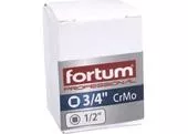 Fortum 4703108 Adaptér, vnútorný 3/4” na vonkajší 1/2”, dĺžka 52mm