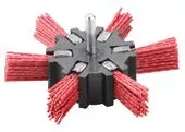 Extol Craft 17060 Okružný vlnitý kartáč so stopkou, nylonový drôt 1,2mm, 100mm, šírka 20mm, nylon