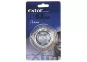 Extol Craft 17057 Hrnčekový kartáč so stopkou, vlnitý pomosadzený drôt 0,3mm, 63mm, stopka pr.6mm