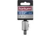 Fortum 4700908 Adaptér s otvorom pre trhák, vnútorný 1/2” na vonkajší 3/8”, dĺžka 40mm