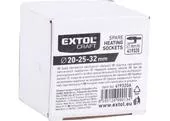 Extol Craft 419320A Nadstavce pre polyfúznu zváračku nožovú, 3ks, 20-25-32mm