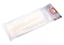 Extol Premium 8856222 Pásky sťahovacie biele, nízkoprofilový zámok, 3,6x205mm, 100ks