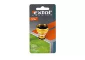 Extol Premium 8876024 Rýchlospojka na záhradný ventil mosadzná, adaptér na 1''