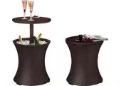 Strend Pro 2171561 Bar Keter COOL BAR RATTAN, hnedá whiskey, multifunkčný