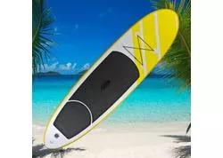 DEMA 17673D Stand-Up Paddleboard nafukovací s príslušenstvom do 110 kg, 305x81 cm, žltý