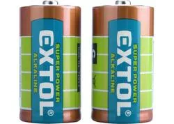 Extol Energy 42014 Batéria alkalická 2ks, 1,5V, typ C, LR14