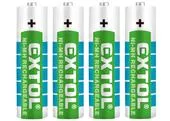 Extol Energy 42061 Batéria nabíjateľná 4ks, 1,2V, typ AA