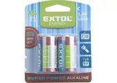 Extol Energy 42014 Batéria alkalická 2ks, 1,5V, typ C, LR14