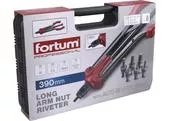 Fortum 4770635 Kliešte nitovacie pákové pre matice, samovysúvacie, 390mm, pre matice M3-12