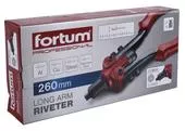 Fortum 4770611 Kliešte nitovacie pákové, 260mm, nity 2,4-6,4mm, ťah 9mm, CrMoV