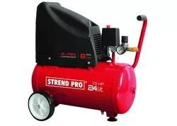 Strend Pro 115088 OF1524 Kompresor bezolejový, 1,1 kW, 24 lit.
