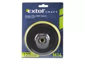 Extol Craft 108525 Tanier unášací so suchým zipsom pre uhl. brúsky (M14), 125mm