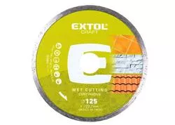 Extol Craft 108832 Kotúč rezný diamantový plný 125mm