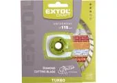 Extol Craft 108851 Kotúč rezný diamantový Turbo 115mm, suché a mokré rezanie