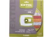 Extol Craft 108855 Kotúč rezný diamantový Turbo, 230mm