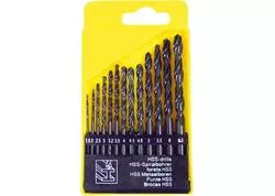 Extol Craft 1118 Vrtáky do kovu HSS, 13-dielna sada, pr.2-8mm