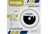 Extol Craft 19113 Kotúč pílový s SK plátkami, 250x1,8x30mm, 60z
