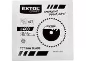 Extol Craft 19128 Kotúč pílový s SK plátkami, 600x3,0x30mm, 60z