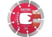 Extol Premium 108911 Kotúč rezný diamantový segmentový Long Life, 115x22,2mm, mokré rezanie