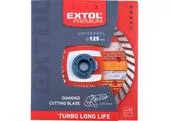Extol Premium 108952 Kotúč rezný diamantový Turbo Long Life, 125x22,2mm, suché a mokré rezanie