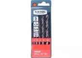 Extol Premium 8801220 Vrtáky do dreva, sada 5ks, CrV, CrV