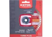 Extol Premium 8803031 Kotúč rezný diamantový Turbo plus, 115mmx22,2mm, suché a mokré rezanie