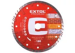 Extol Premium 8803034 Kotúč rezný diamantový Turbo plus, 180mmx22,2mm, suché a mokré rezanie