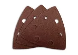 Güde 58195 Brúsny papier delta 93x93 mm, 2x K60, 2x K80, 2x K100