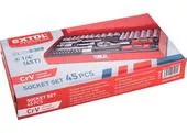 Extol Premium 8818360 Kľúče nástrčné 1/4", sada 45ks, kovový kufor, CrV