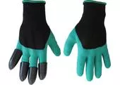Extol Premium 8856661 Rukavice polyester s pazúrmi, máčané v latexe, 8"