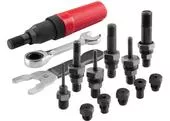 Fortum 4770667 Nadstavec na nitovanie 2v1, nity 2,4-6,4mm