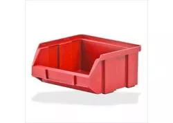 DEMA 40766D Plastový zásobník na súčiastky 100x95x50 mm, červený