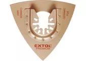 Extol Premium 8803860 Rašpľa trojuholníková na keramiku a porobetón 78mm, volfrám, tvrdokov