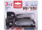 Extol Premium 8851105 Pištoľ sponkovacia 3v1, spony 6-12mm