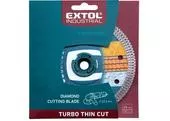 Extol Industrial Kotúč rezný diamantový Turbo Thin Cut, 230x22,2mm, suché a mokré rezanie 8703045