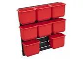 Boxy QBRICK® Organizer náhradný, ONE200, Organizer XL, TWO 9 dielna sada, na stenu
