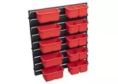 Boxy QBRICK® Organizer náhradný, ONE Organizer M/L, 11 dielna sada, na stenu