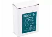 Balletto 81154 Ventil rohový s filtrom, 1/2" -3/8", zinok, 125g