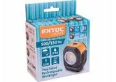 Extol Light 43271 Svietidlo obojstranné nabíjateľné, 500lm/500lm, 3,7V/2Ah, otočné, magnet, hák, závit,