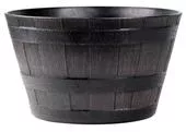 Strend Pro 256805 Kvetináč Woodeff, 39x28 cm, teak, truhlík, efekt dreva