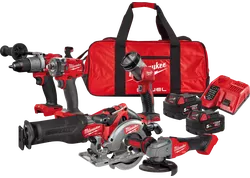 Milwaukee M18 FPP6K2-502B Set náradia 18V, 5,0Ah
