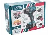 Extol Industrial 8791810 Uťahovák rázový aku 20V, 1xakumulátor 2Ah Li-ion, 250Nm