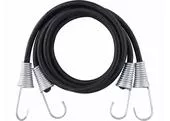 Extol Premium 8861116 Popruhy elastické s hákmi, 2ks, 150cm x pr.12mm, pozinkované háky pr.4mm