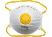 Extol Premium 8856724 Respirátory FFP2 5ks, s výdychovým ventilom, tvarované