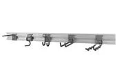 Strend Pro 222513 Držiak na náradie G-mate GHS6 • koľajnička 120 cm, 6 ks, + vešiaky, na stenu
