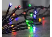 MagicHome Vianoce 8090894 Reťaz Ceibo, 96 LED multicolor, 8 funkcií, časovač, 3xAA, exteriér, osvetlenie, L-7 m