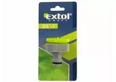 Extol Craft 70106 Rýchlospojka na záhradný ventil plastová 1", adaptér 3/4", 1", adaptér na 3/4", vnútorný závit