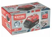 Extol Premium 8891896 Adaptér USB pre Share20V akumulátor, 2x USB 5V/2A